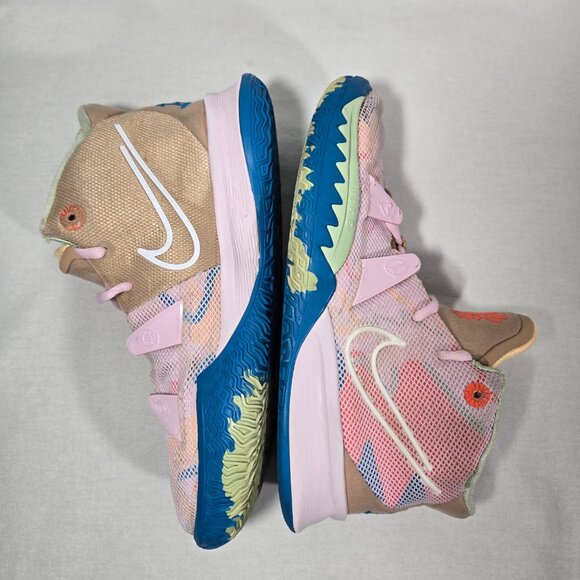 NIKE Kyrie 7 Exclusive "1 World 1 People" Regal Pink Sneakers Women's Size 8. - Picture 12 of 17